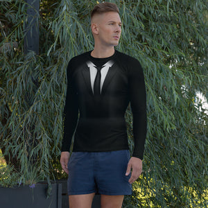 Sailing design "sorry boss" Men's Rash Guard - Long Sleeve