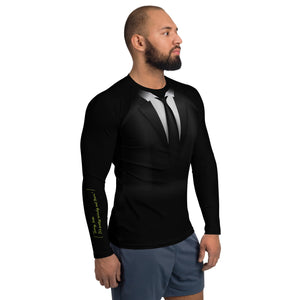 Sailing design "sorry boss" Men's Rash Guard - Long Sleeve