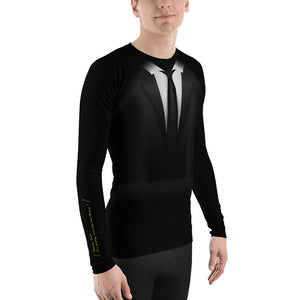Sailing design "sorry boss" Men's Rash Guard - Long Sleeve