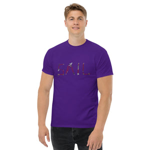 Boatbranding Purple / S Sail Men's classic tee Sailing-Gift Regatta Yacht Sailing-Lifestyle Sailing-Apparel Nautical-Fashion Nautical-Gear