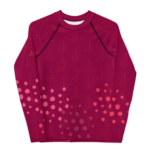 Boatbranding Rash Guard J70 yacht sailing design Youth Girl Rash Guard - Long Sleeve Sailing-Gift Regatta Yacht Sailing-Lifestyle Sailing-Apparel Nautical-Fashion Nautical-Gear