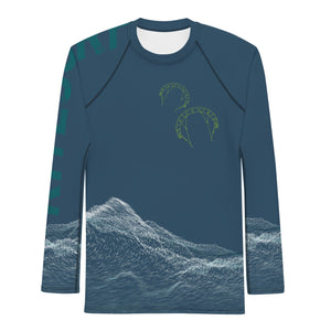 Boatbranding Rash Guard Kitesurfing sailing design Men's Rash Guard - Long Sleeve Sailing-Gift Regatta Yacht Sailing-Lifestyle Sailing-Apparel Nautical-Fashion Nautical-Gear