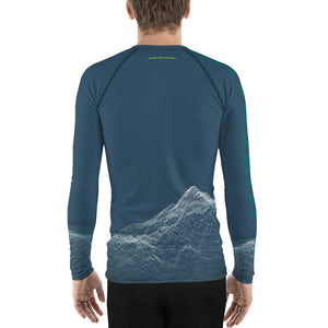Boatbranding Rash Guard Kitesurfing sailing design Men's Rash Guard - Long Sleeve Sailing-Gift Regatta Yacht Sailing-Lifestyle Sailing-Apparel Nautical-Fashion Nautical-Gear