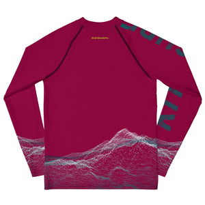 Boatbranding Rash Guard Kitesurfing sailing design Youth Girl Rash Guard - Long Sleeve Sailing-Gift Regatta Yacht Sailing-Lifestyle Sailing-Apparel Nautical-Fashion Nautical-Gear