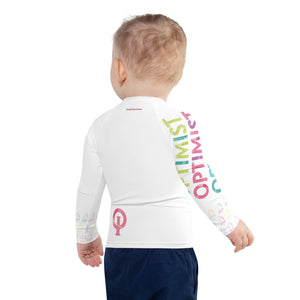 Boatbranding Rash Guard Optimist sailing design Kids unisex Rash Guard - Long Sleeve Sailing-Gift Regatta Yacht Sailing-Lifestyle Sailing-Apparel Nautical-Fashion Nautical-Gear