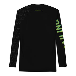 Boatbranding Rash Guard Optimist sailing design Men's Rash Guard - Long Sleeve Sailing-Gift Regatta Yacht Sailing-Lifestyle Sailing-Apparel Nautical-Fashion Nautical-Gear