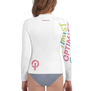 Boatbranding Rash Guard Optimist sailing design Youth Unisex Rash Guard - Long Sleeve Sailing-Gift Regatta Yacht Sailing-Lifestyle Sailing-Apparel Nautical-Fashion Nautical-Gear
