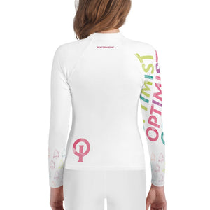 Boatbranding Rash Guard Optimist sailing design Youth Unisex Rash Guard - Long Sleeve Sailing-Gift Regatta Yacht Sailing-Lifestyle Sailing-Apparel Nautical-Fashion Nautical-Gear