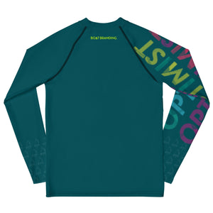 Boatbranding Rash Guard Optimist sailing design Youth Unisex Rash Guard - Long Sleeve Sailing-Gift Regatta Yacht Sailing-Lifestyle Sailing-Apparel Nautical-Fashion Nautical-Gear