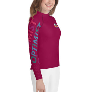 Boatbranding Rash Guard Optimist sailing patch design Youth Unisex Rash Guard - Long Sleeve Sailing-Gift Regatta Yacht Sailing-Lifestyle Sailing-Apparel Nautical-Fashion Nautical-Gear