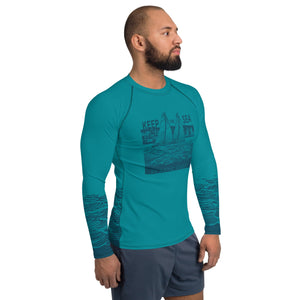 Boatbranding Rash Guard sailing design Men's Rash Guard - Long Sleeve Sailing-Gift Regatta Yacht Sailing-Lifestyle Sailing-Apparel Nautical-Fashion Nautical-Gear