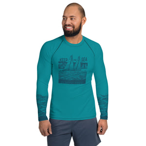 Boatbranding Rash Guard sailing design Men's Rash Guard - Long Sleeve Sailing-Gift Regatta Yacht Sailing-Lifestyle Sailing-Apparel Nautical-Fashion Nautical-Gear