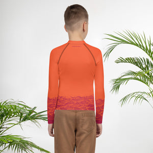 Boatbranding Rash Guard Sailing design Youth unisex Rash Guard - Long Sleeve Sailing-Gift Regatta Yacht Sailing-Lifestyle Sailing-Apparel Nautical-Fashion Nautical-Gear