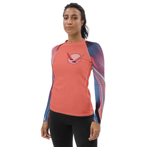 Boatbranding Rash Guard yacht sailing regatta design women's Rash Guard - Long Sleeve Sailing-Gift Regatta Yacht Sailing-Lifestyle Sailing-Apparel Nautical-Fashion Nautical-Gear