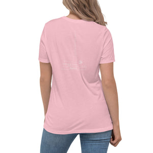 Boatbranding Women's Relaxed T-Shirt Euphoria Sailing-Gift Regatta Yacht Sailing-Lifestyle Sailing-Apparel Nautical-Fashion Nautical-Gear