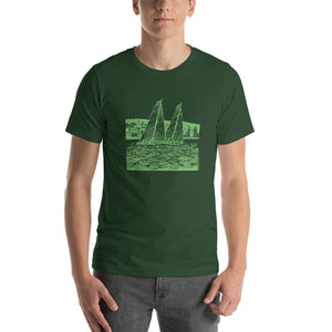 Boatbranding Forest / S S40 Unisex t-shirt Sailing-Gift Regatta Yacht Sailing-Lifestyle Sailing-Apparel Nautical-Fashion Nautical-Gear