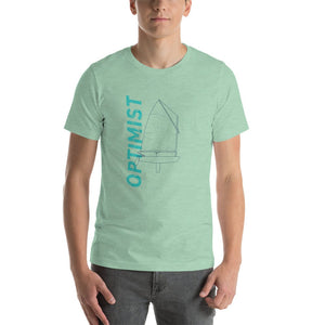 Boatbranding Heather Prism Mint / XS Optimist B Unisex t-shirt Sailing-Gift Regatta Yacht Sailing-Lifestyle Sailing-Apparel Nautical-Fashion Nautical-Gear