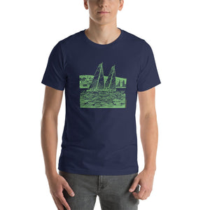 Boatbranding Navy / XS S40 Unisex t-shirt Sailing-Gift Regatta Yacht Sailing-Lifestyle Sailing-Apparel Nautical-Fashion Nautical-Gear