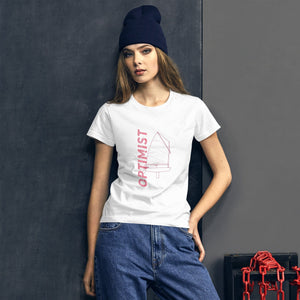 Boatbranding Optismist E Women's short sleeve t-shirt Sailing-Gift Regatta Yacht Sailing-Lifestyle Sailing-Apparel Nautical-Fashion Nautical-Gear