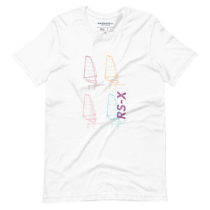 Boatbranding RS-X Unisex t-shirt Sailing-Gift Regatta Yacht Sailing-Lifestyle Sailing-Apparel Nautical-Fashion Nautical-Gear
