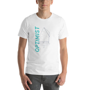 Boatbranding White / XS Optimist B Unisex t-shirt Sailing-Gift Regatta Yacht Sailing-Lifestyle Sailing-Apparel Nautical-Fashion Nautical-Gear