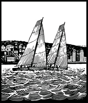 Boatbranding Youth Unisex Short Sleeve T-Shirt S40 Sailing-Gift Regatta Yacht Sailing-Lifestyle Sailing-Apparel Nautical-Fashion Nautical-Gear