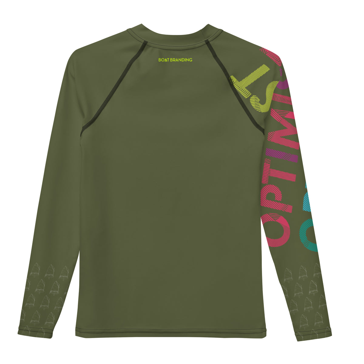 Optimist sailing design Youth unisex Rash Guard - Long Sleeve
