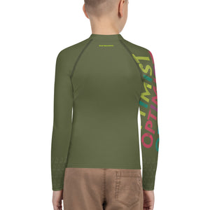 Optimist sailing design Youth unisex Rash Guard - Long Sleeve