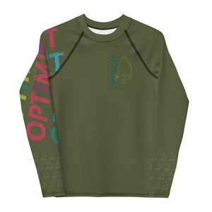 Optimist sailing design Youth unisex Rash Guard - Long Sleeve
