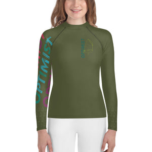 Optimist sailing design Youth unisex Rash Guard - Long Sleeve