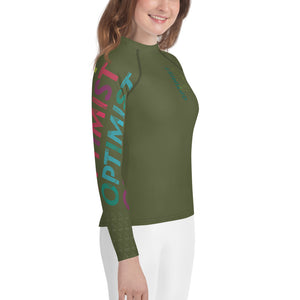 Optimist sailing design Youth unisex Rash Guard - Long Sleeve