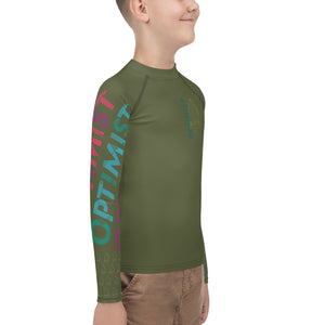 Optimist sailing design Youth unisex Rash Guard - Long Sleeve