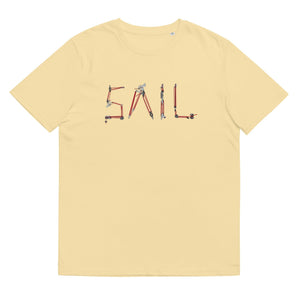 Boatbranding Butter / S SAIL Unisex organic cotton t-shirt Sailing-Gift Regatta Yacht Sailing-Lifestyle Sailing-Apparel Nautical-Fashion Nautical-Gear