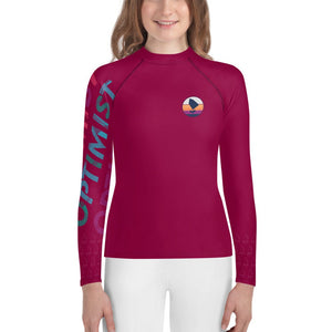Boatbranding Rash Guard 8 Optimist sailing patch design Youth Unisex Rash Guard - Long Sleeve Sailing-Gift Regatta Yacht Sailing-Lifestyle Sailing-Apparel Nautical-Fashion Nautical-Gear