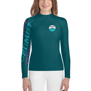 Boatbranding Rash Guard Optimist sailing patch design Youth Unisex Rash Guard - Long Sleeve Sailing-Gift Regatta Yacht Sailing-Lifestyle Sailing-Apparel Nautical-Fashion Nautical-Gear