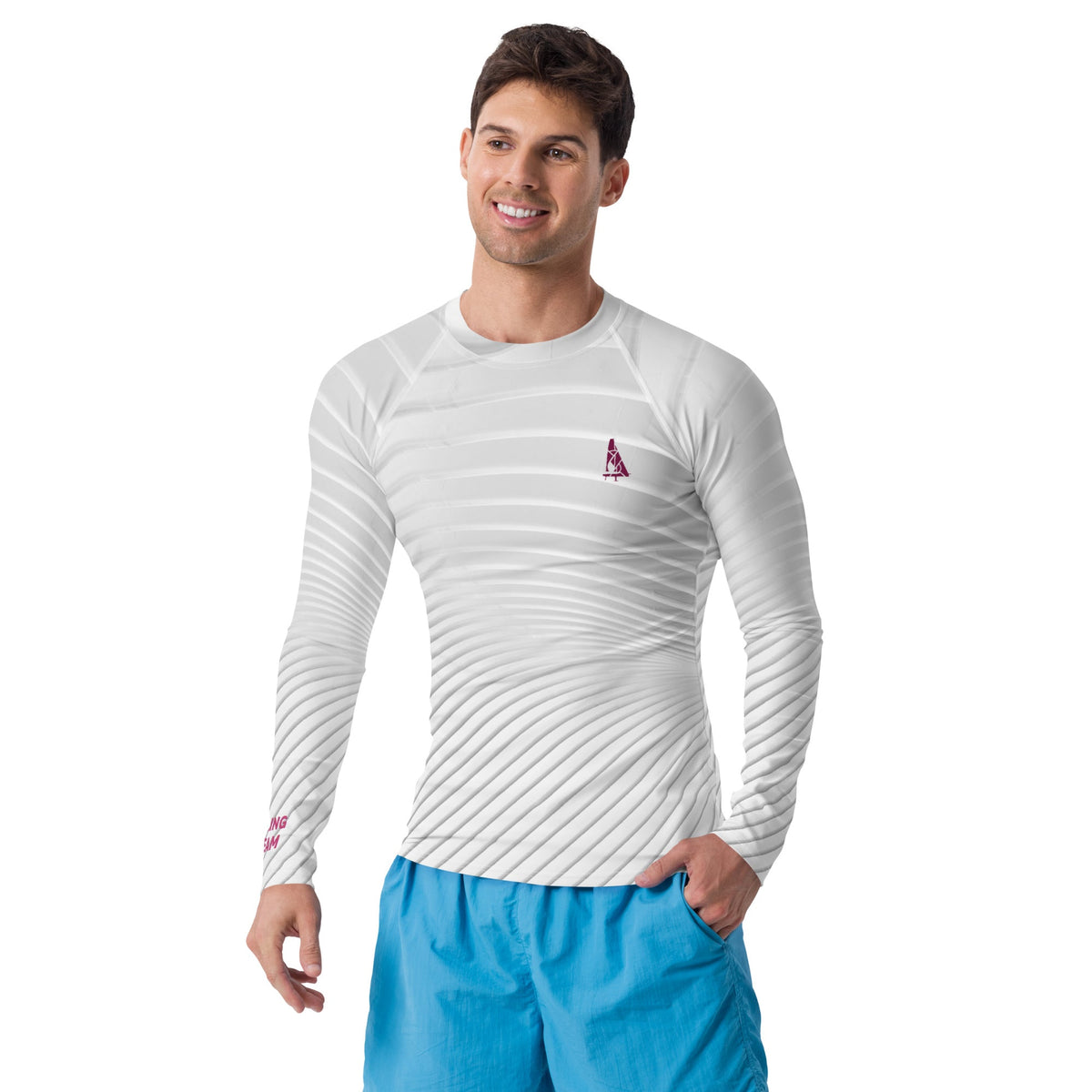 Boatbranding Rash Guard Sailing design Men's Rash Guard - Long Sleeve Sailing-Gift Regatta Yacht Sailing-Lifestyle Sailing-Apparel Nautical-Fashion Nautical-Gear