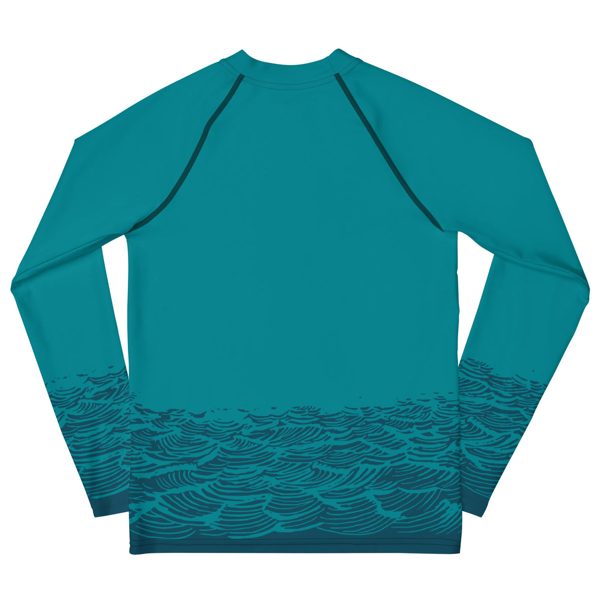 Boatbranding Rash Guard Sailing design Youth unisex Rash Guard - Long Sleeve "Keep the sea plastic free" Sailing-Gift Regatta Yacht Sailing-Lifestyle Sailing-Apparel Nautical-Fashion Nautical-Gear