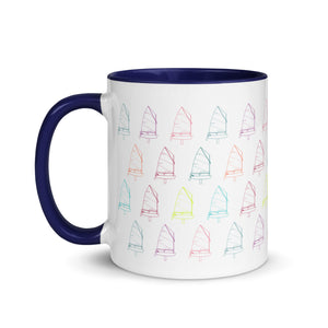 Custom Mug Sailing Optimist (Color Inside)