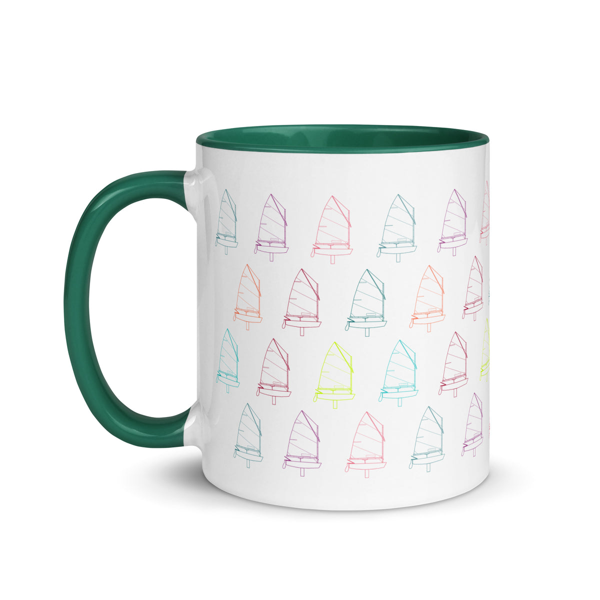 Custom Mug Sailing Optimist (Color Inside)