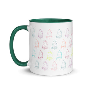 Custom Mug Sailing Optimist (Color Inside)