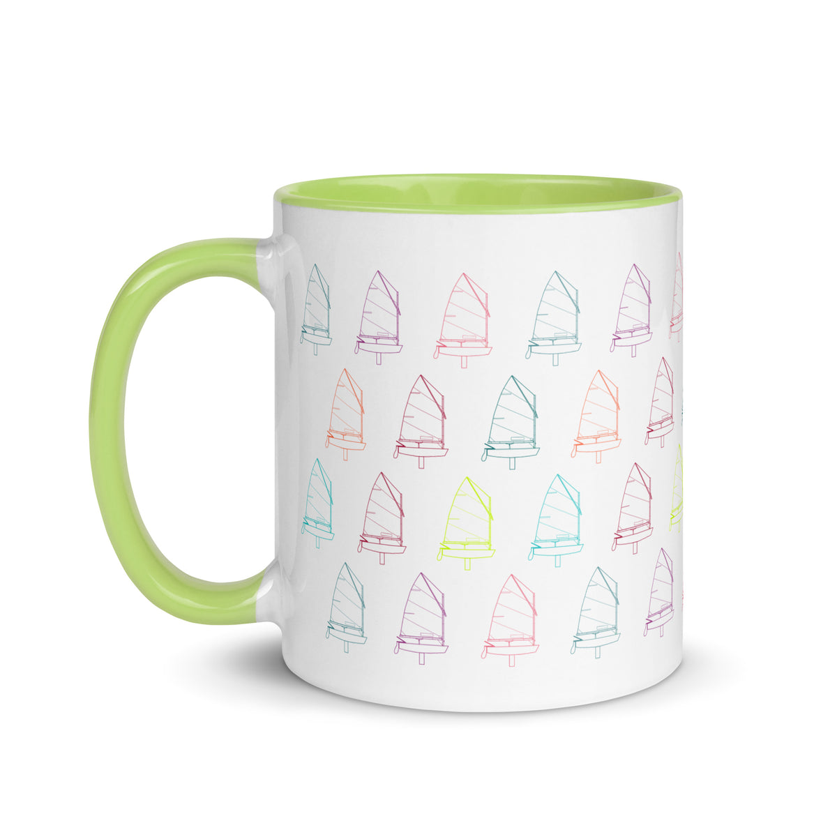 Custom Mug Sailing Optimist (Color Inside)