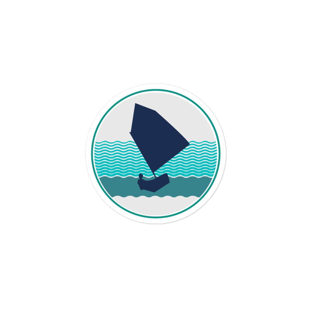Boatbranding 3″×3″ Optimist Bubble-free stickers Sailing-Gift Regatta Yacht Sailing-Lifestyle Sailing-Apparel Nautical-Fashion Nautical-Gear