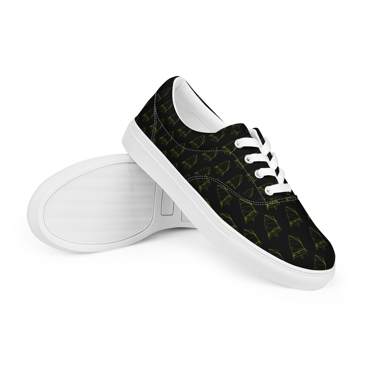 Boatbranding Men’s lace-up canvas shoes Sailing-Gift Regatta Yacht Sailing-Lifestyle Sailing-Apparel Nautical-Fashion Nautical-Gear