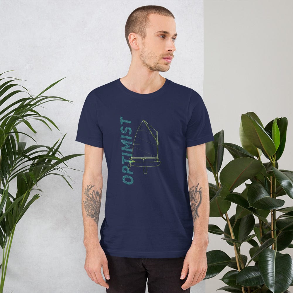 Boatbranding Optimist A Unisex t-shirt Sailing-Gift Regatta Yacht Sailing-Lifestyle Sailing-Apparel Nautical-Fashion Nautical-Gear
