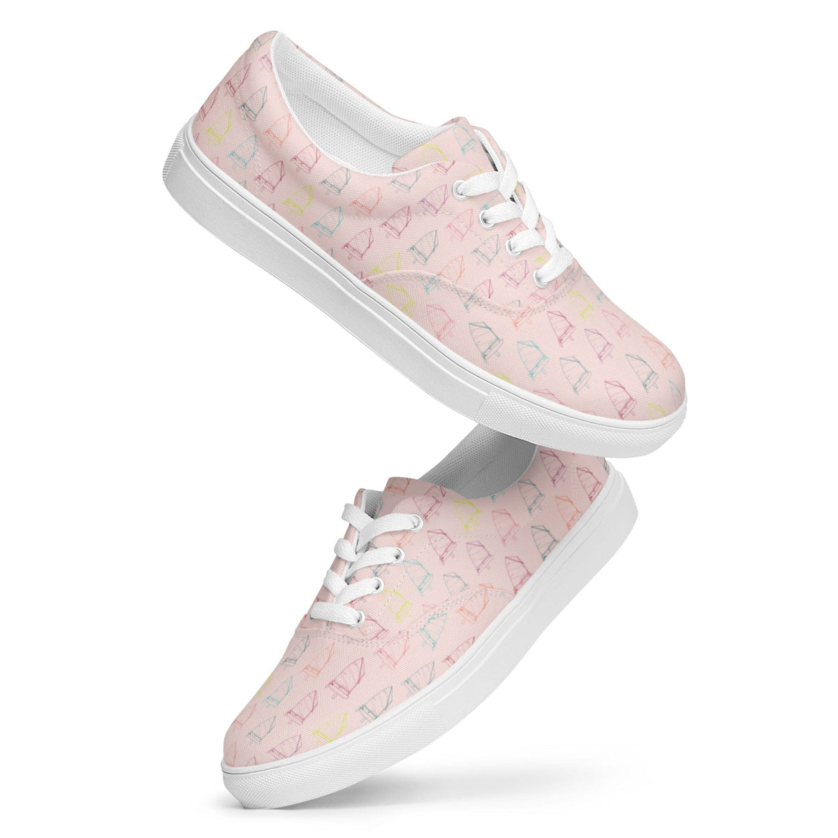 Boatbranding Optimist Women’s lace-up canvas shoes Sailing-Gift Regatta Yacht Sailing-Lifestyle Sailing-Apparel Nautical-Fashion Nautical-Gear