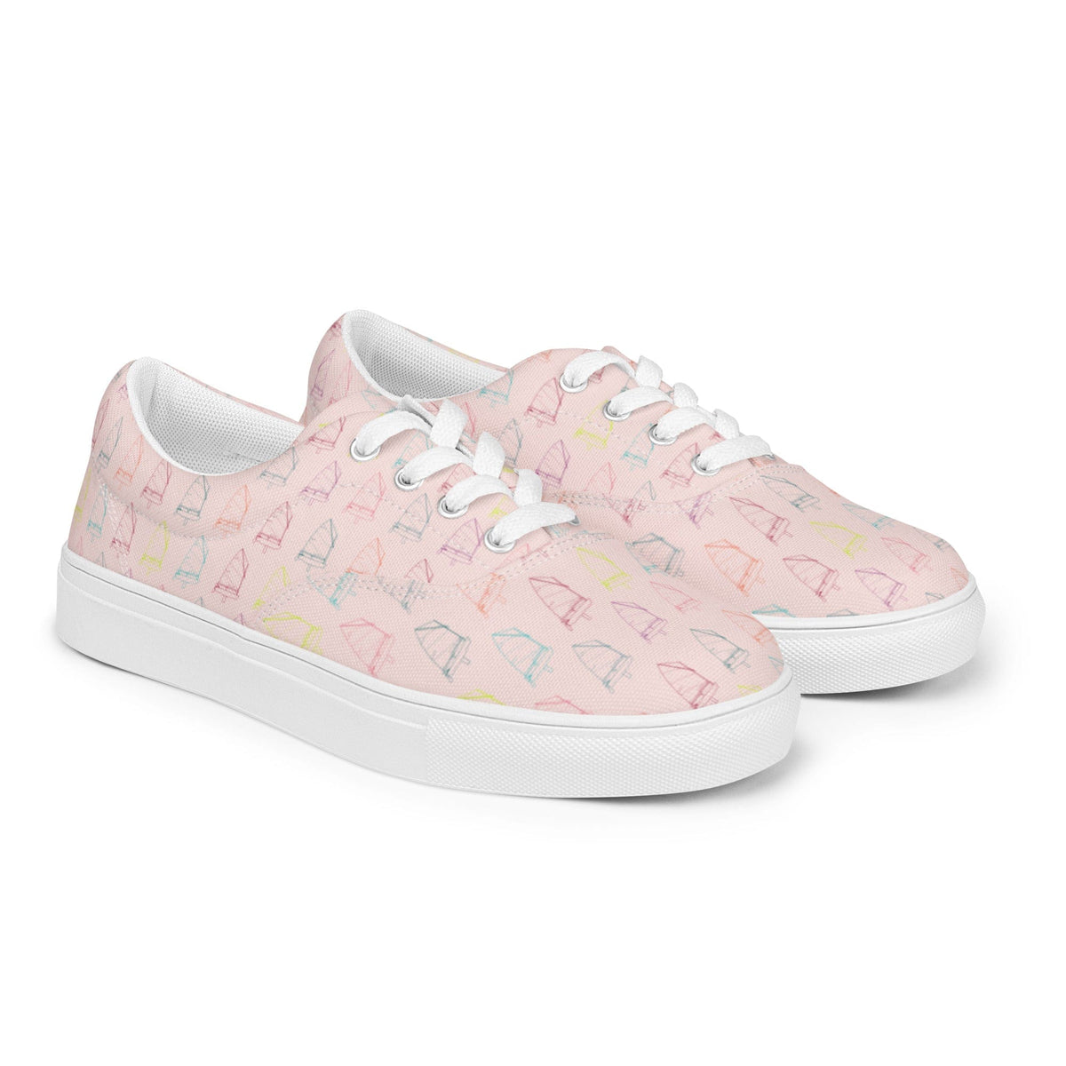Boatbranding Optimist Women’s lace-up canvas shoes Sailing-Gift Regatta Yacht Sailing-Lifestyle Sailing-Apparel Nautical-Fashion Nautical-Gear