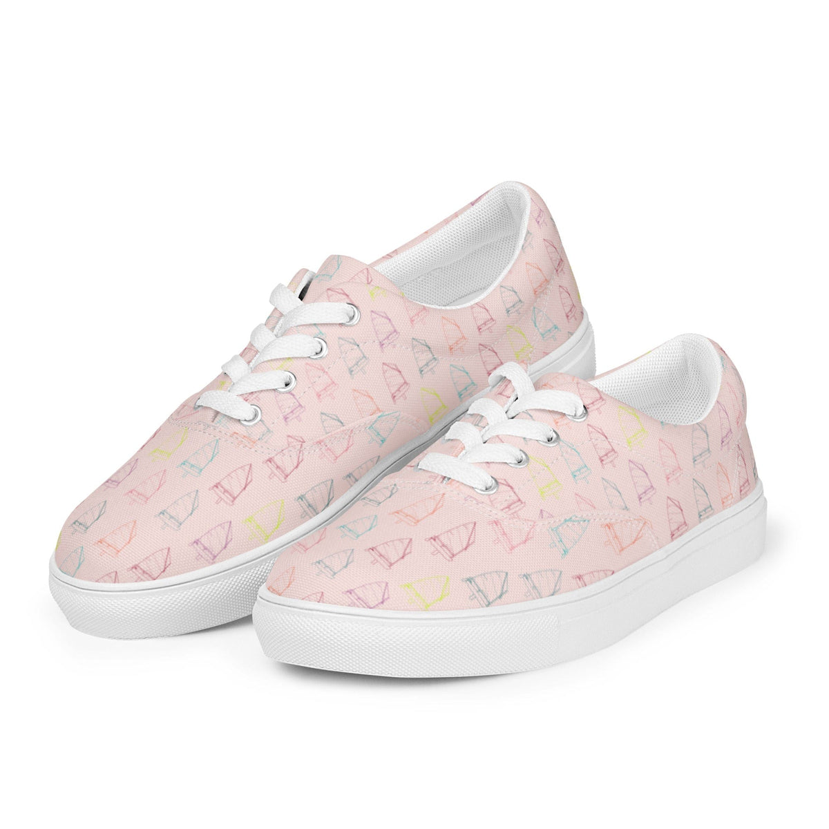 Boatbranding Optimist Women’s lace-up canvas shoes Sailing-Gift Regatta Yacht Sailing-Lifestyle Sailing-Apparel Nautical-Fashion Nautical-Gear