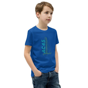 Boatbranding Optimist Youth Short Sleeve T-Shirt (S/M/L/XL) (100% Cotton) Sailing-Gift Regatta Yacht Sailing-Lifestyle Sailing-Apparel Nautical-Fashion Nautical-Gear