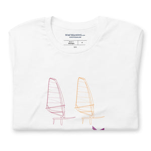 Boatbranding RS-X Unisex t-shirt Sailing-Gift Regatta Yacht Sailing-Lifestyle Sailing-Apparel Nautical-Fashion Nautical-Gear