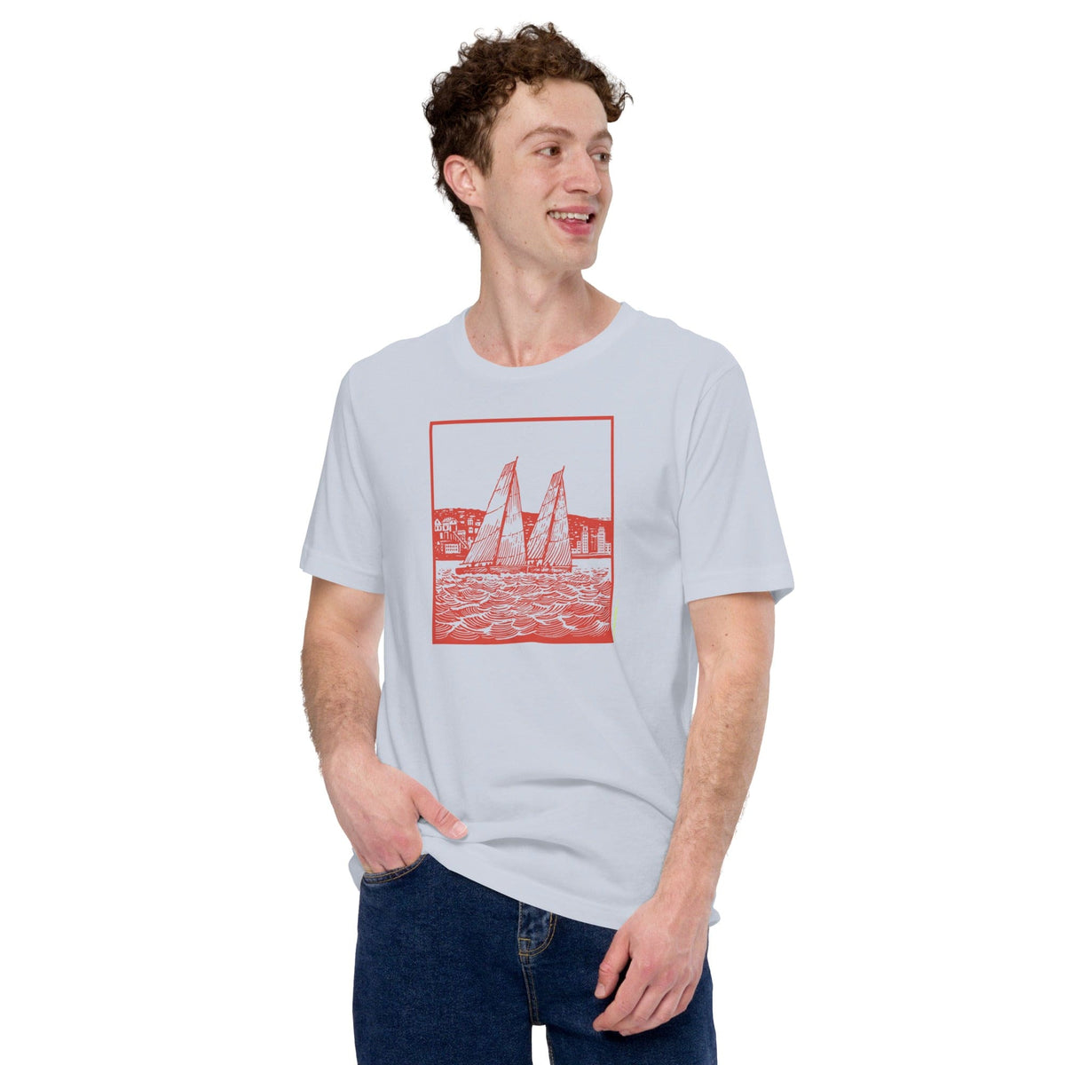 Boatbranding S40 UNISEX T-SHIRT Sailing-Gift Regatta Yacht Sailing-Lifestyle Sailing-Apparel Nautical-Fashion Nautical-Gear